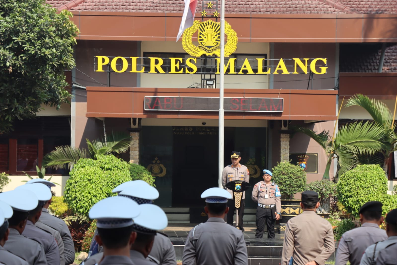 Kapolres Malang Minta Anggota Waspada Ancaman Bencana