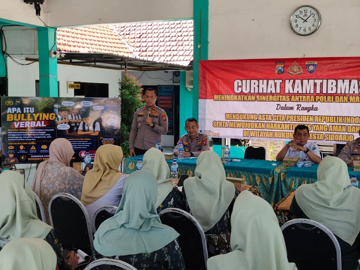 Curhat Kamtibmas Perkuat Sinergi Polresta Sidoarjo dan Warga Jaga Keamanan Lingkungan