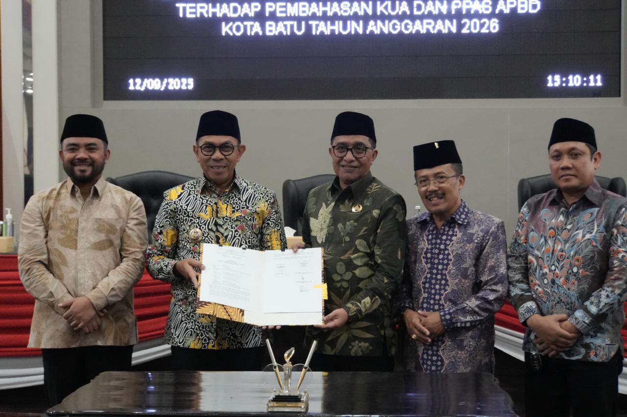 Fokus Program Prioritas Masyarakat, DPRD Bersama Pemkot Batu Sepakati KUA-PPAS 2026
