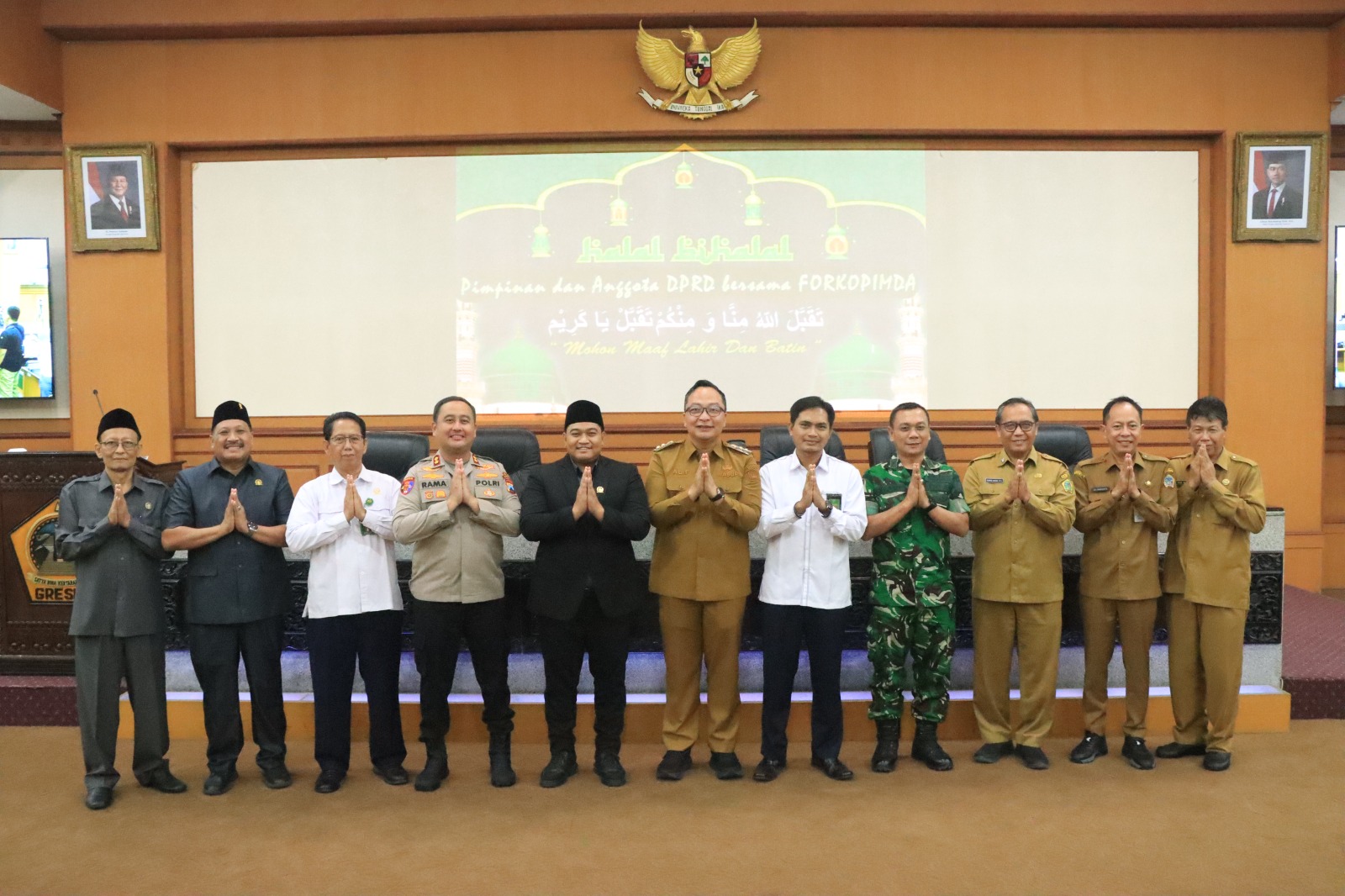 Kapolres Gresik Hadiri Halalbihalal Forkopimda di DPRD, Perkuat Sinergitas Antar Lembaga