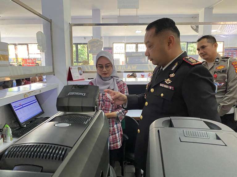 Kapolres Cek Ruang Pelayanan Publik, Inilah Pesan Penting yang Disampaikan