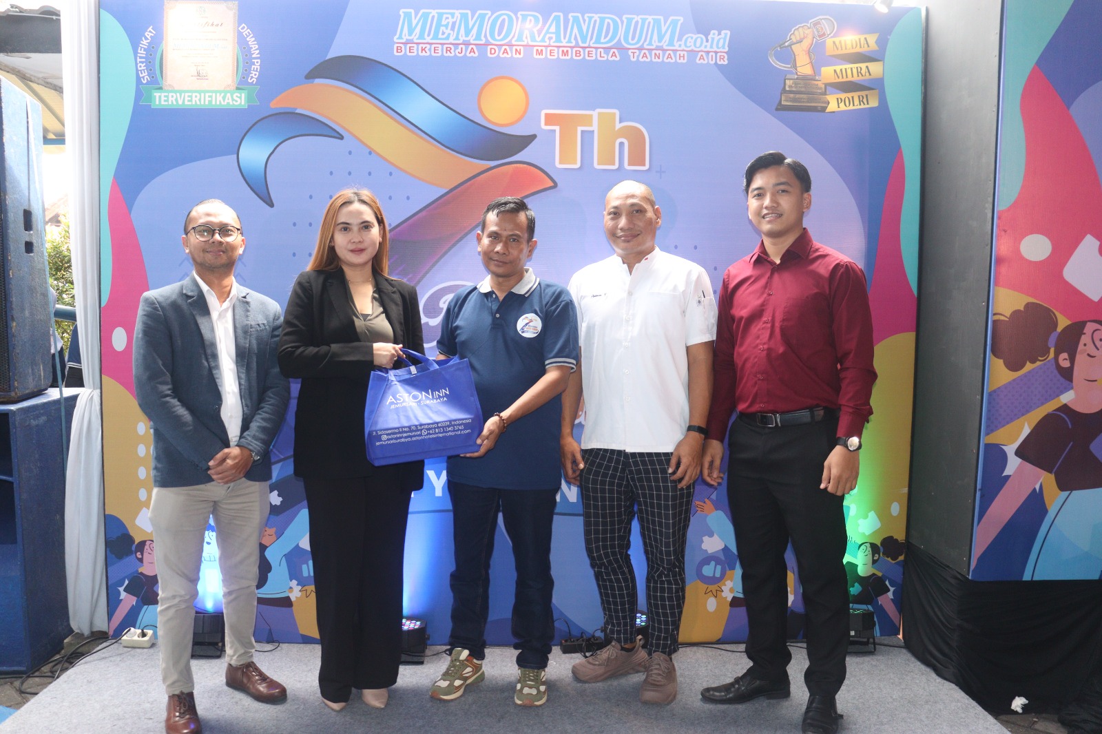 Puluhan Hotel Ramaikan Hari Jadi Ke-7 Memorandum.co.id Bersama Satu Tujuan