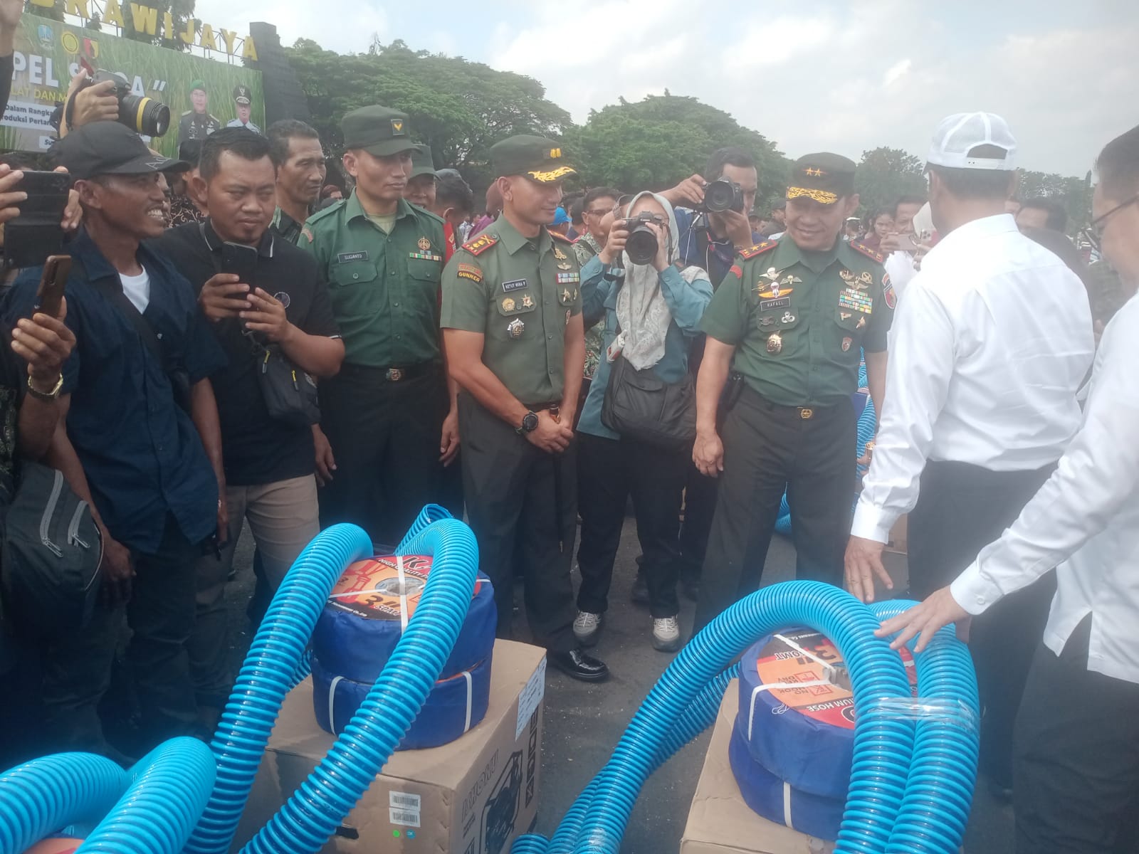 Mentan RI Launching Padi IPB 9 Garuda di Lamongan