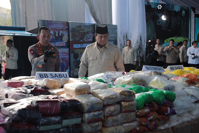 Prabowo Turun Langsung Musnahkan Barbuk Narkoba, Pengamat: Kepemimpinan Berani, Bandar Ketar-Ketir
