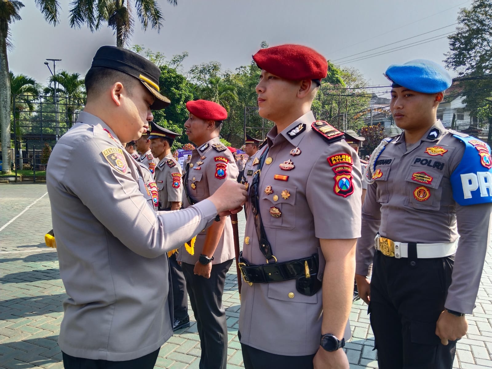 Kapolres Malang Pimpin Sertijab Kasatreskrim dan Mutasi 6 Kapolsek Jajaran
