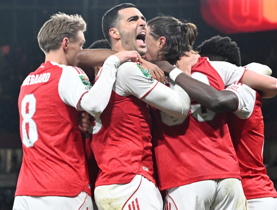 Saliba Optimistis Arsenal Mampu Raih Quadruple Musim Ini