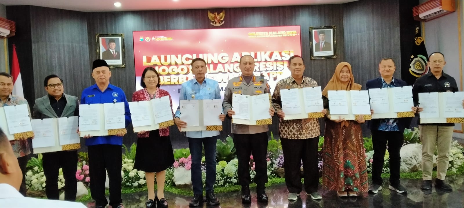 Polresta Malang Kota Luncurkan Aplikasi Jogo Malang Presisi Berbasis WhatsApp