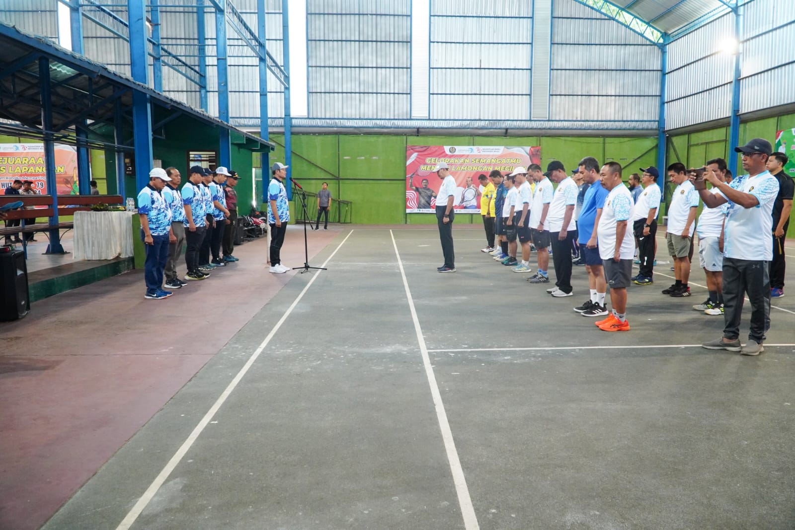 Sambut HUT RI ke-79, Korpri Lamongan Gelar Kejuaraan Tenis Lapangan