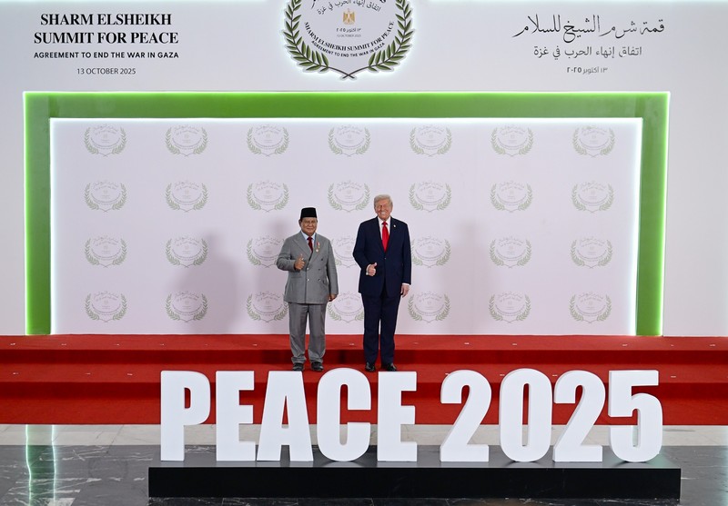 Momen Prabowo Disambut Tepuk Tangan Meriah Pemimpin Dunia saat Disebut Trump di KTT Perdamaian Gaza
