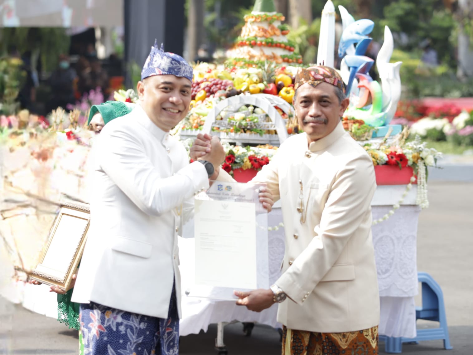 Kantor Pertanahan Surabaya I Raih Penghargaan di Hari Jadi ke-732 Kota Surabaya