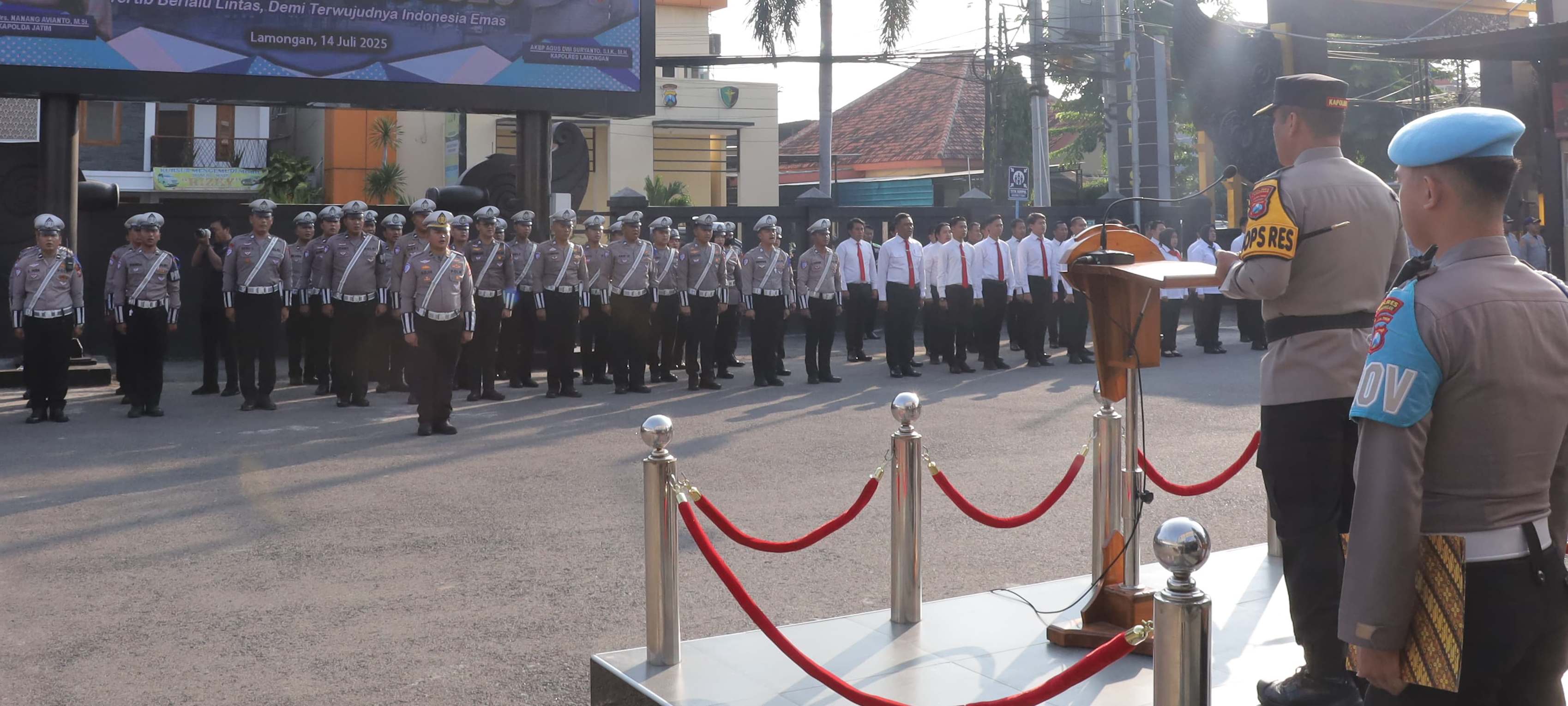 Operasi Patuh Semeru 2025, Polres Lamongan Fokus Tertib Lalu Lintas Menuju Indonesia Emas