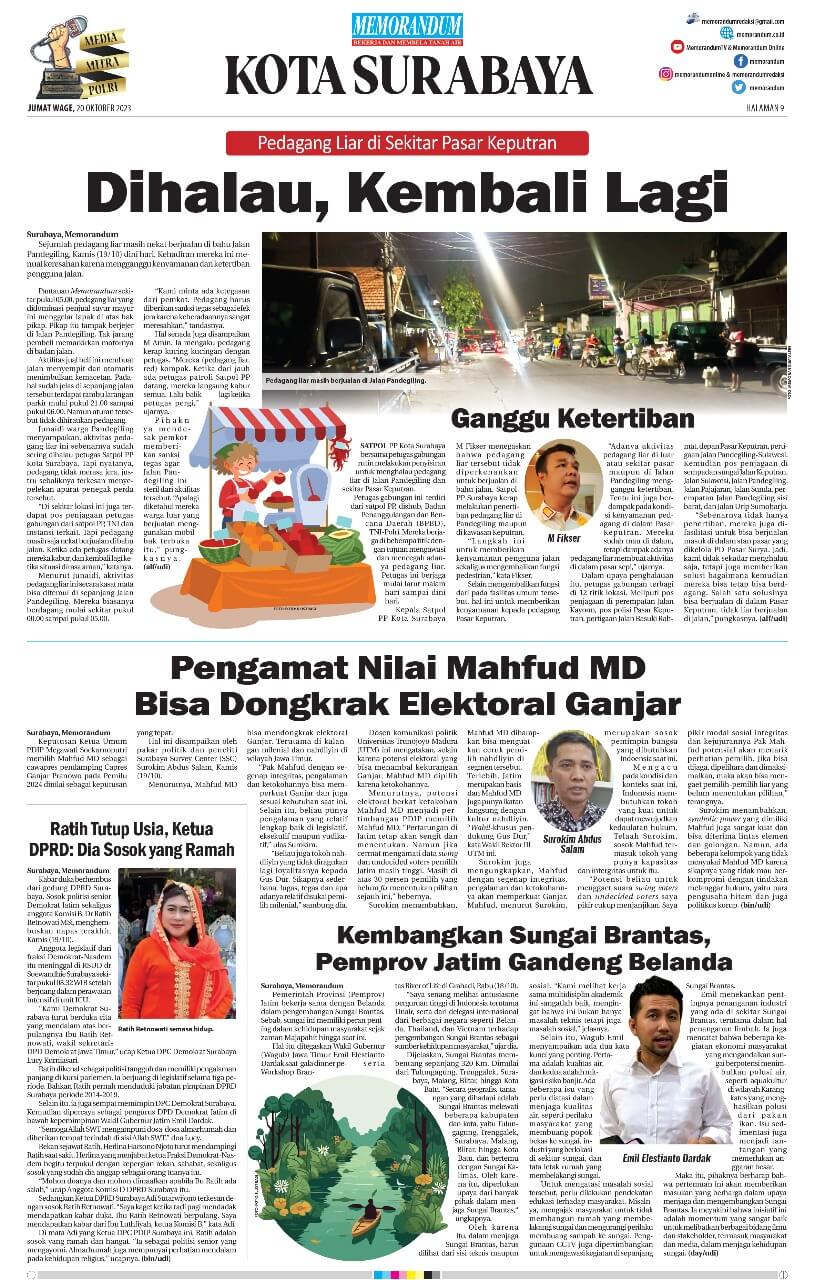 Halaman Metropolis Memorandum Edisi 10 oktober 2023