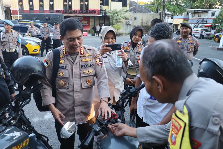 Puslitbang Polri Evaluasi Kendaraan Dinas di Polres Pelabuhan Tanjung Perak Surabaya