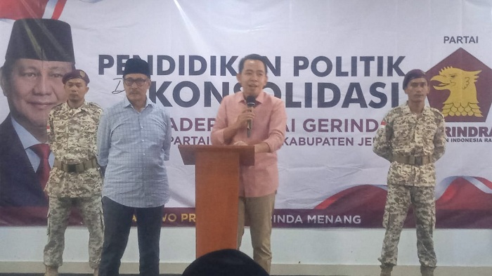 Partai Gerindra Jember Rapatkan Barisan Serukan Kawal Program Pemerintah Pusat Hingga Daerah