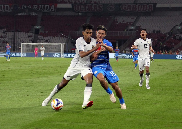 Gol Bunuh Diri Filipina Bawa Indonesia U-23 Unggul di Babak Pertama