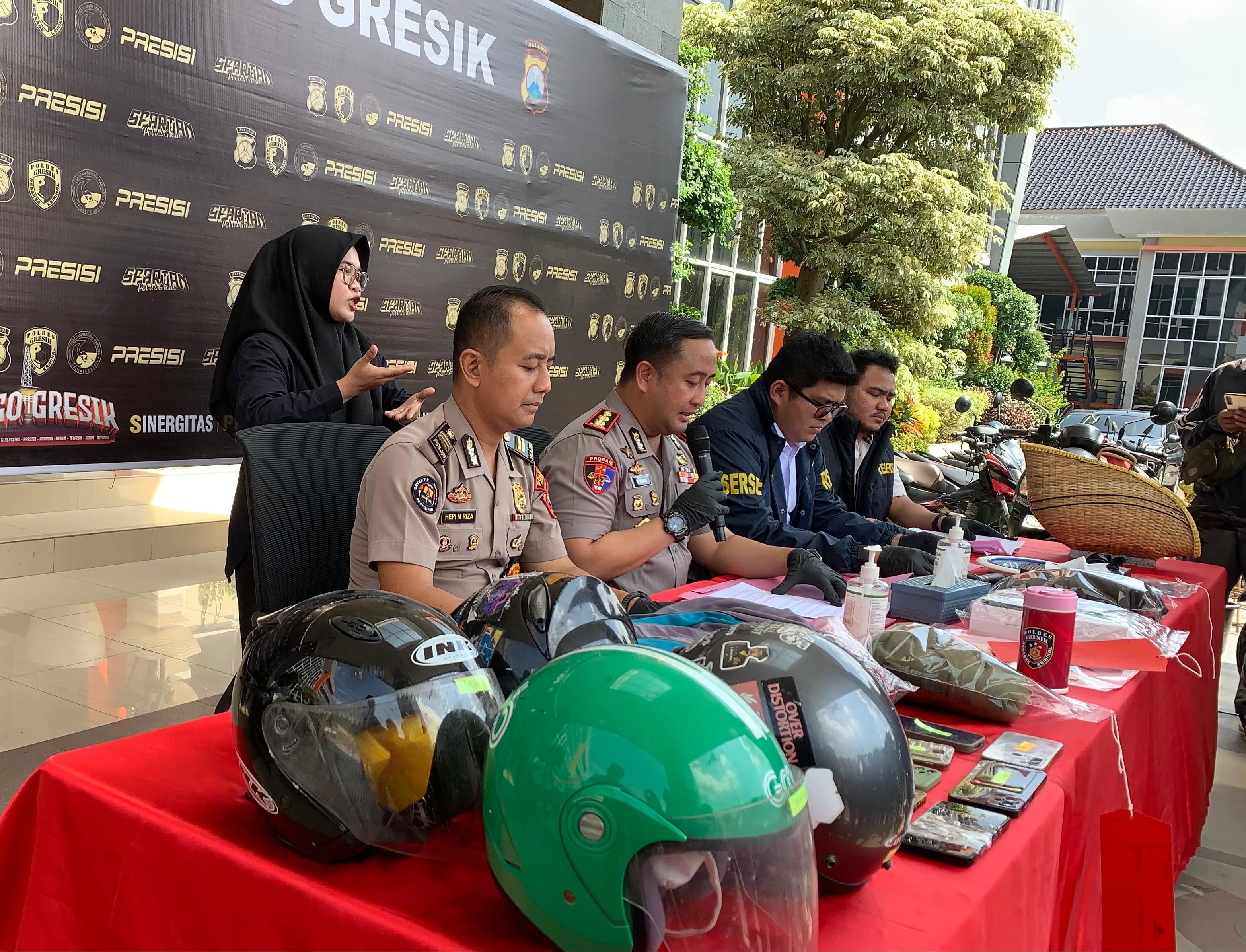Polisi Amankan 9 Motor dan 6 Pemain Judi Ayam di Wringinanom Gresik, Penyelenggara Diburu