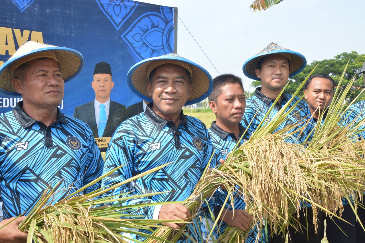 Wujud Konsistensi Pembinaan dan Ketahanan Pangan Nasional, Lapas Lamongan Panen Raya Padi Tahap ke-3