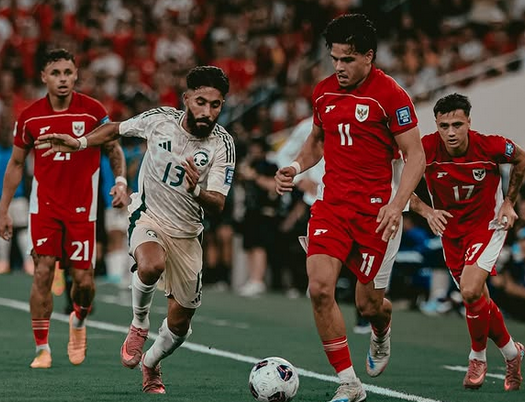 Timnas Indonesia Masih Punya Peluang Lolos ke Piala Dunia Meski Takluk dari Arab Saudi