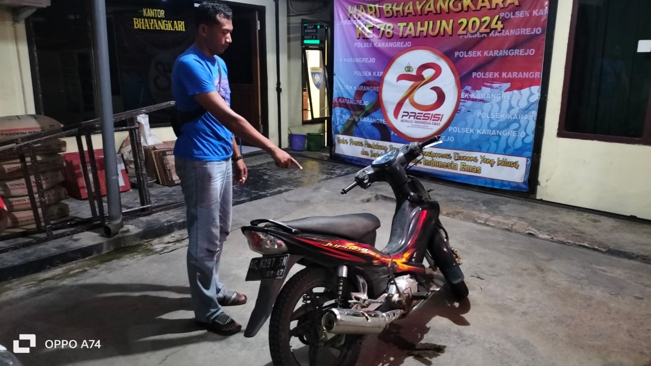 Polsek Karangrejo Tangkap Pelaku Curanmor Lintas Provinsi 