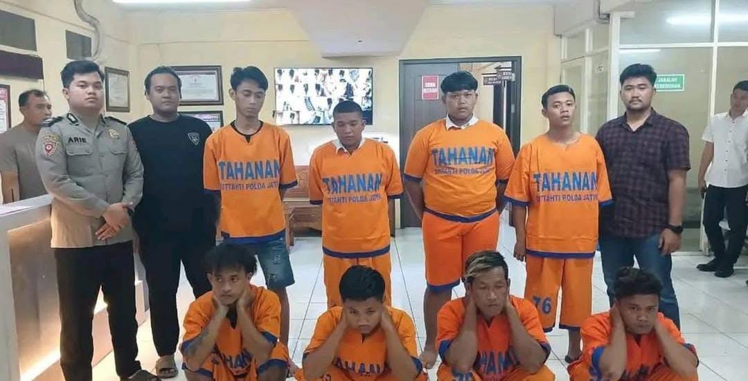 Delapan Pesilat Pelaku Pengrusakan Polsek Watulimo Trenggalek Diamankan