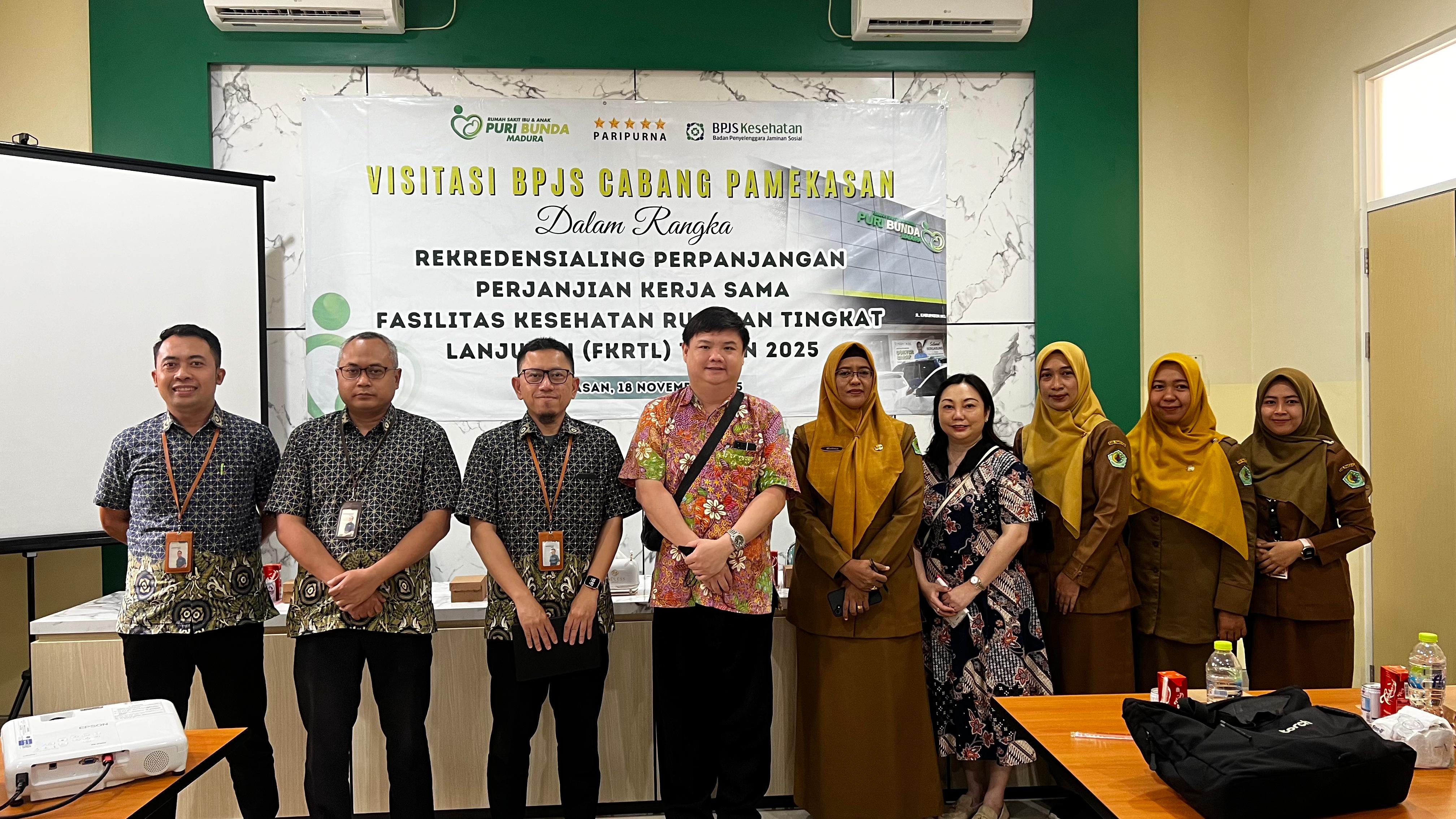 Rekredensialing Perdana sebagai Mitra BPJS Kesehatan, RSIA Puri Bunda Madura Komitmen Tingkatkan Pelayanan