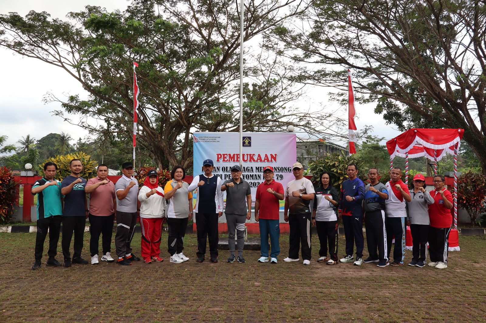 Semarakkan Hari Jadi Pengayoman, Kemenkum Maluku Gelar Pekan Olahraga