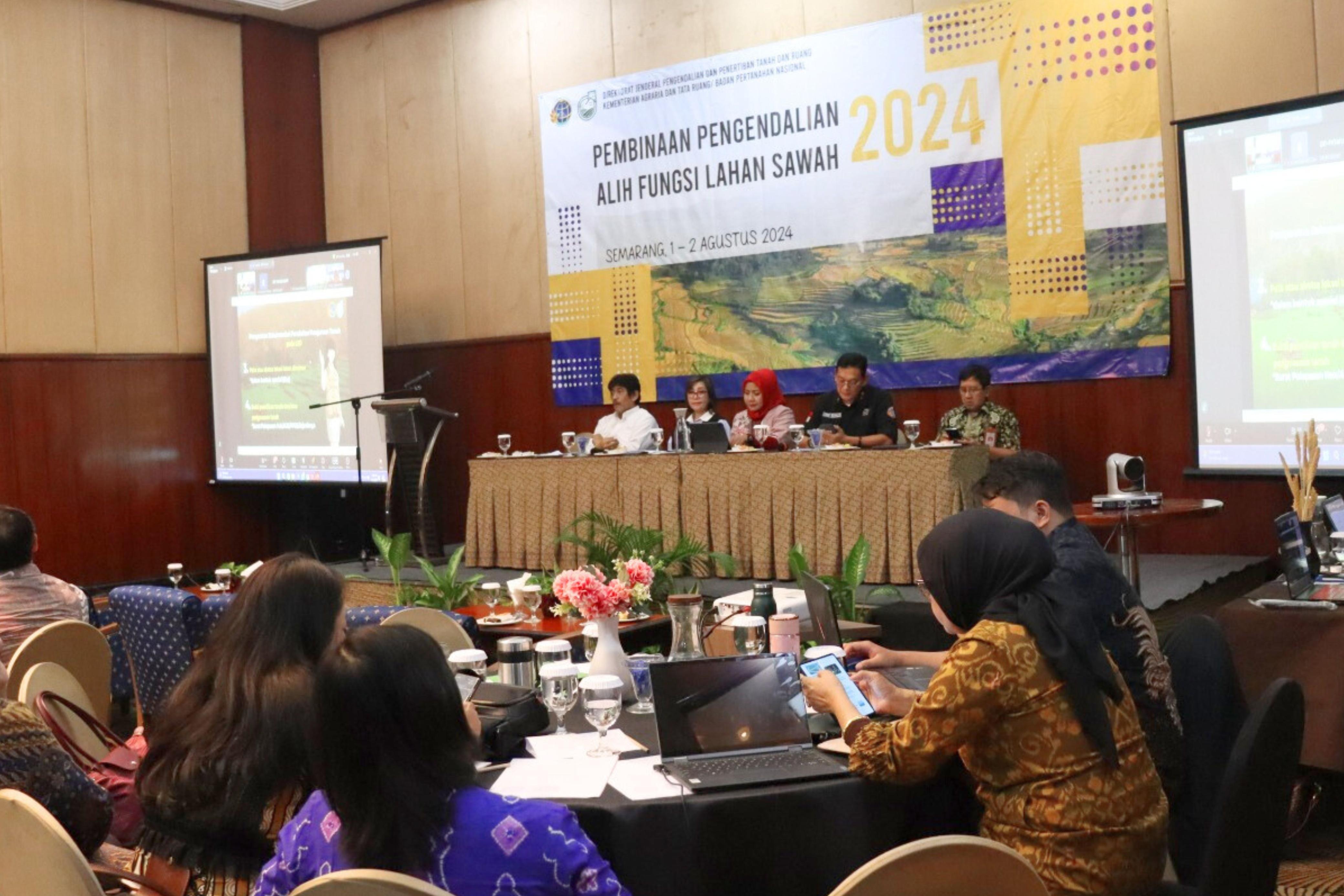 Kementerian ATR/BPN Lakukan Pembinaan Pengendalian Alih Fungsi Lahan Sawah untuk Ketahanan Pangan