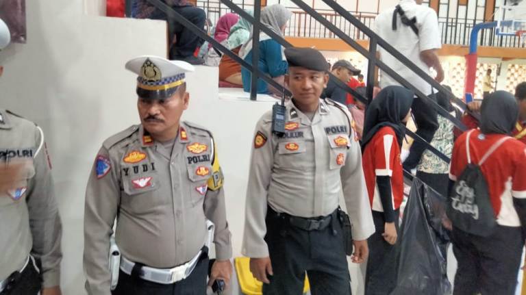 Polsek Mulyorejo Kawal Ketat Kejuaraan Tapak Suci Nasional di Unair