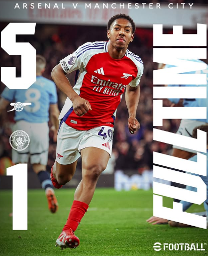 Pukul City 5-1, Arsenal Belum Menyerah Berburu Gelar Liga Premier Inggris