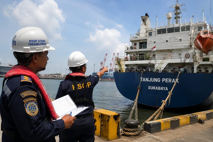 KSOP Tanjung Perak Perkuat Pengawasan Kapal dan Digitalisasi Layanan Pelabuhan