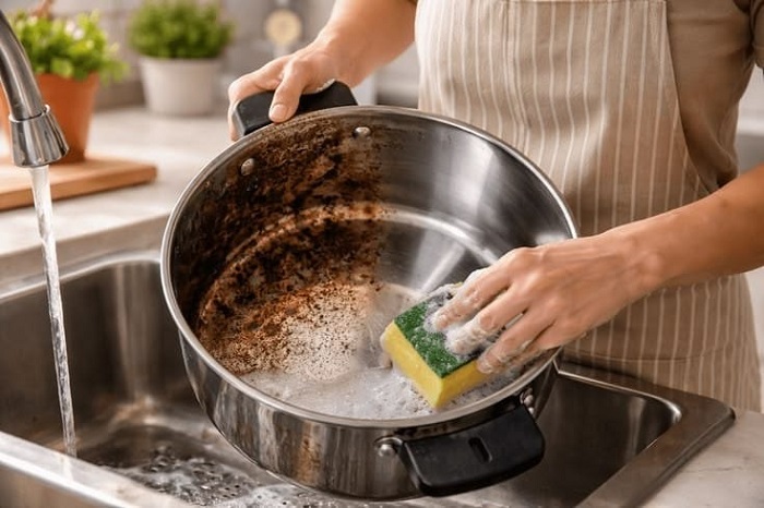 Cara Mudah Hilangkan Noda Bekas Lemak di Wadah Makanan