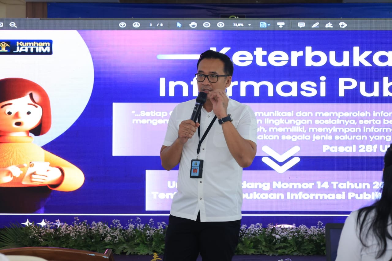 Optimalkan Pelayanan Informasi, Kemenkumham Jatim Launching Aplikasi e-PPID Terintegrasi