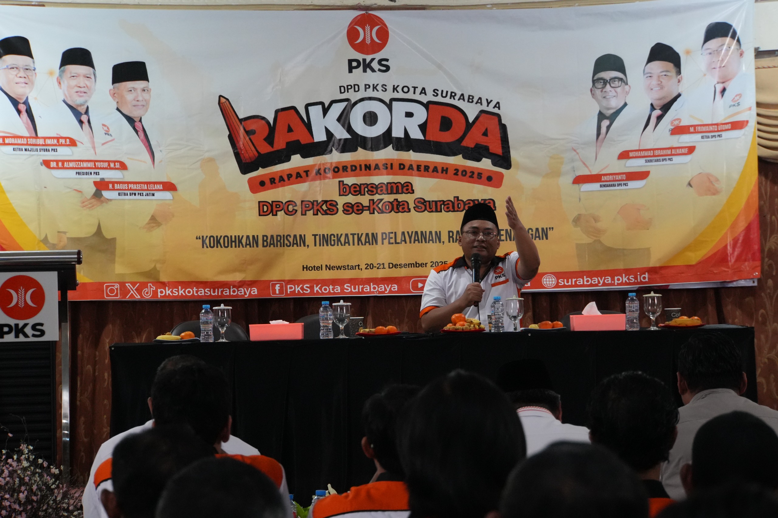 Gelar Rakorda, Konsolidasi PKS Surabaya Kunci Koordinasi Pelayanan untuk Masyarakat