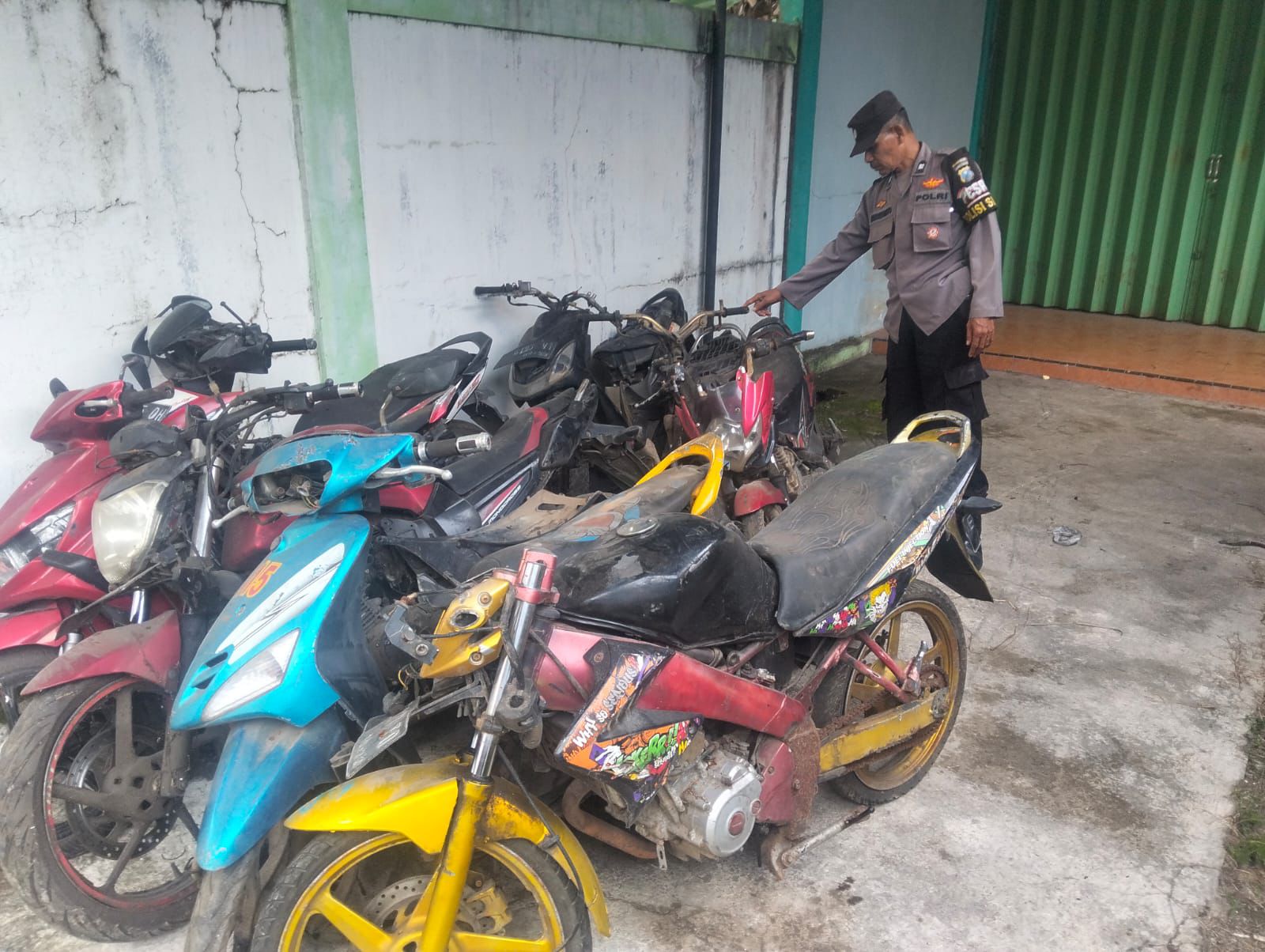Respons Cepat Info Masyarakat, Polres Ngawi Amankan 21 Unit Sepeda Motor Tanpa Dokumen Sah