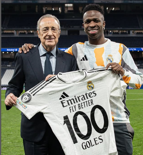 Cetak 100 Gol Bersama Madrid, Vinicius Buru Rekor Ronaldo Nazario