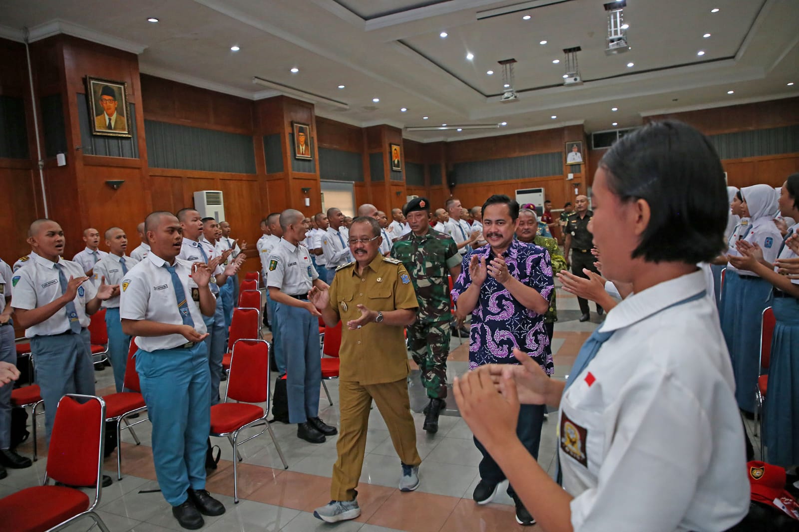 97 Pelajar Ikuti Pemusatan Diklat Calon Paskibraka Surabaya 2024