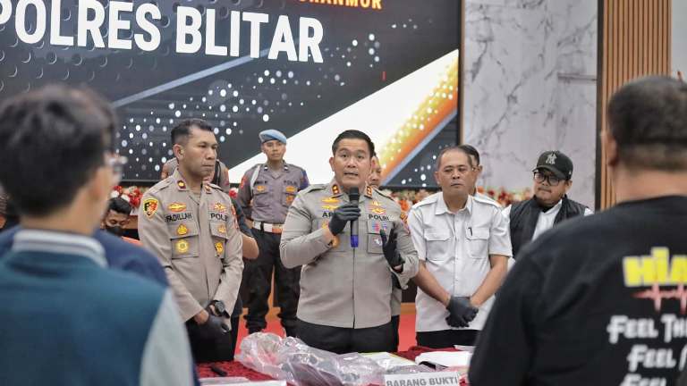 Polres Blitar Ungkap 18 Kasus Pencurian, Satu Pelaku Residivis Dibekuk