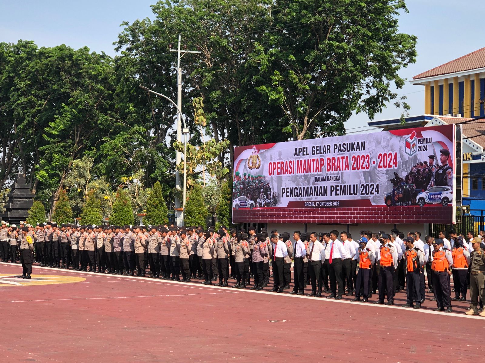 222 Hari ke Depan, Polres Gresik Gelar Operasi Mantap Brata 2024