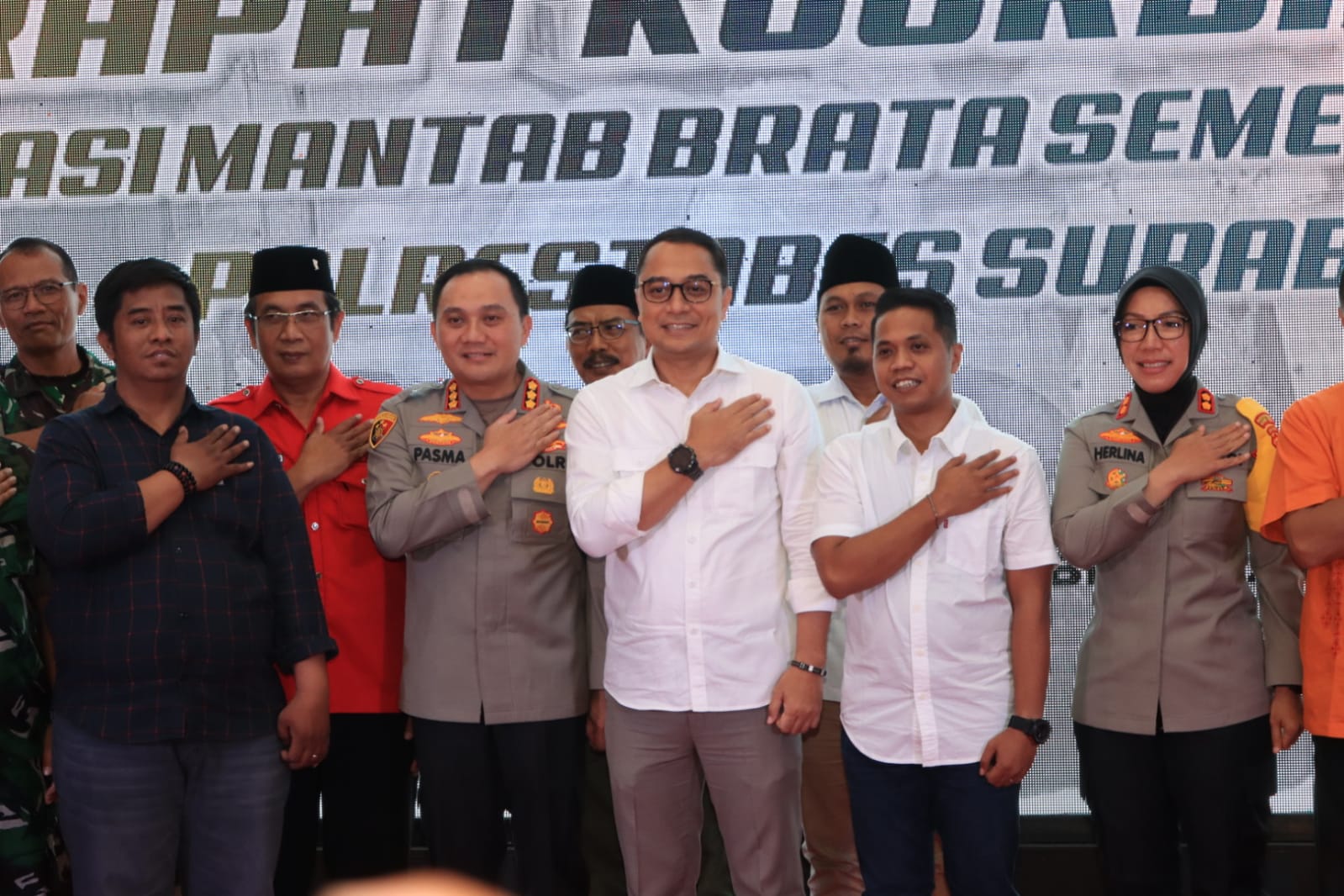 2.461 Personel Polrestabes Surabaya Siaga Penuh Kawal Pemilu 2024