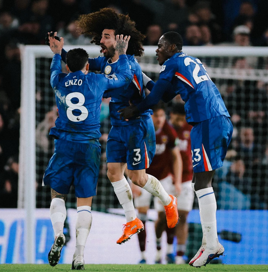 Chelsea Bangkit Dramatis, Tumbangkan West Ham 3-2 di Stamford Bridge