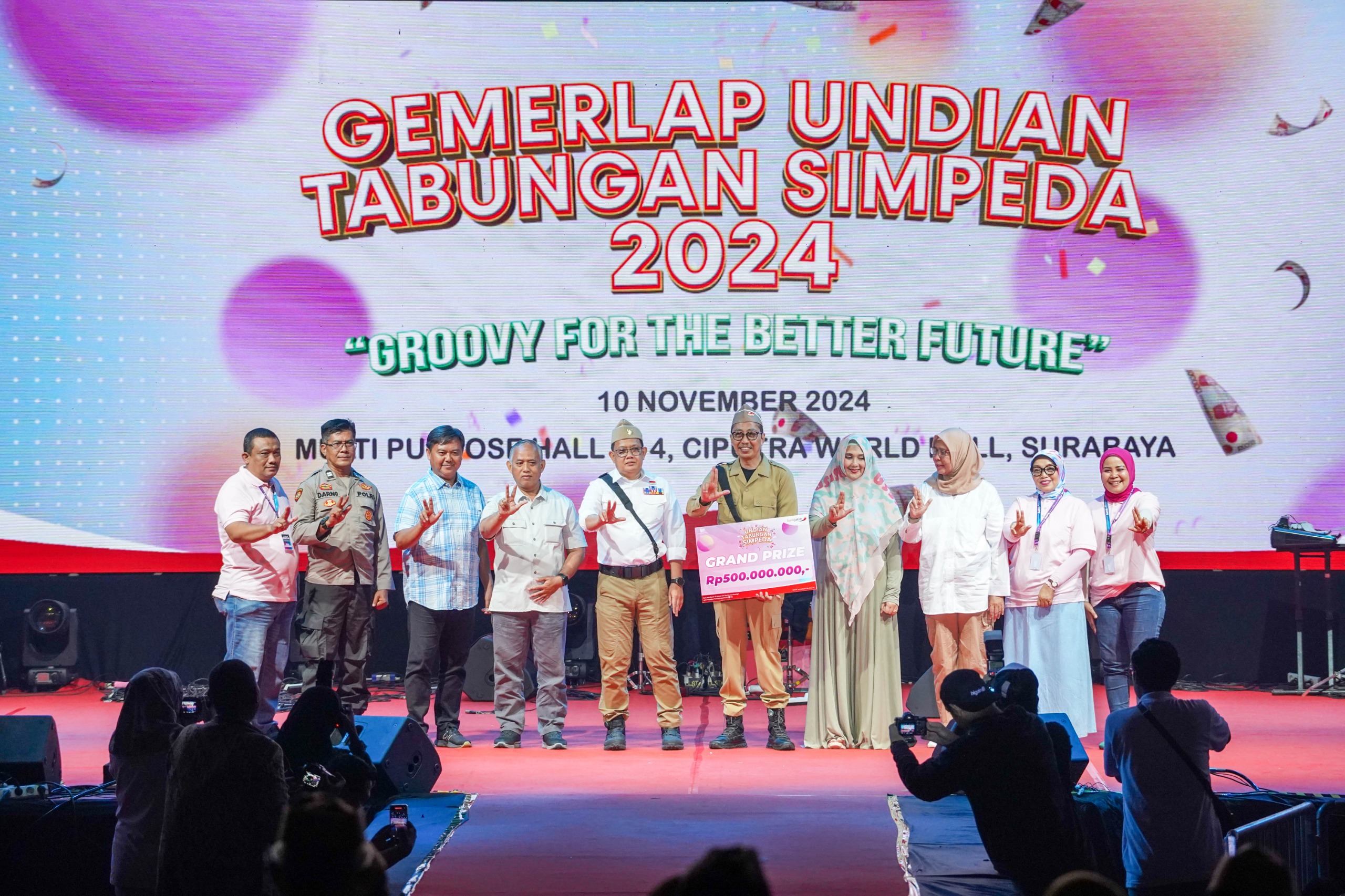 Gemerlap Undian Tabungan Simpeda Sukses Digelar, Total Hadiah Capai Rp 6,65 Miliar