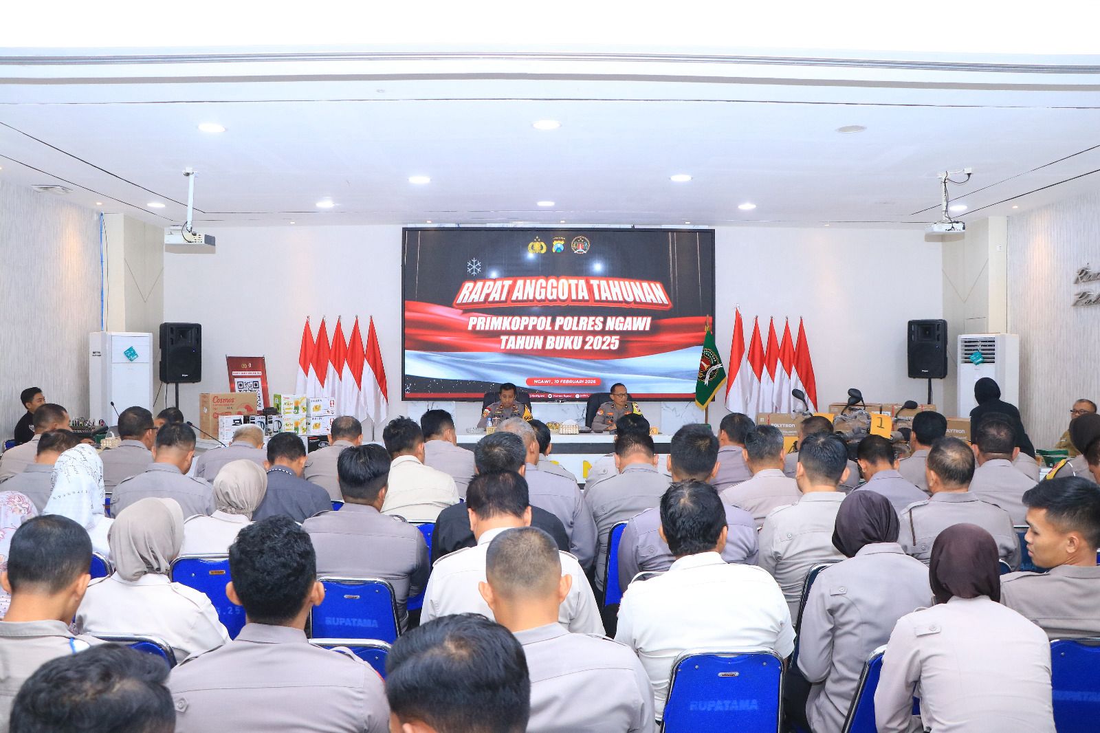 Primkoppol Polres Ngawi Gelar RAT, Kapolres Tekankan Profesionalisme dan Transparansi 