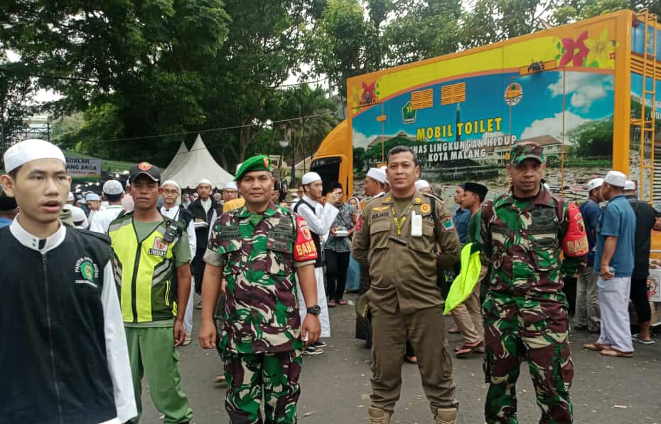 Petugas Gabungan Beri Pengamanan Haul Akbar Darul Hadits Alfaqihiyyah