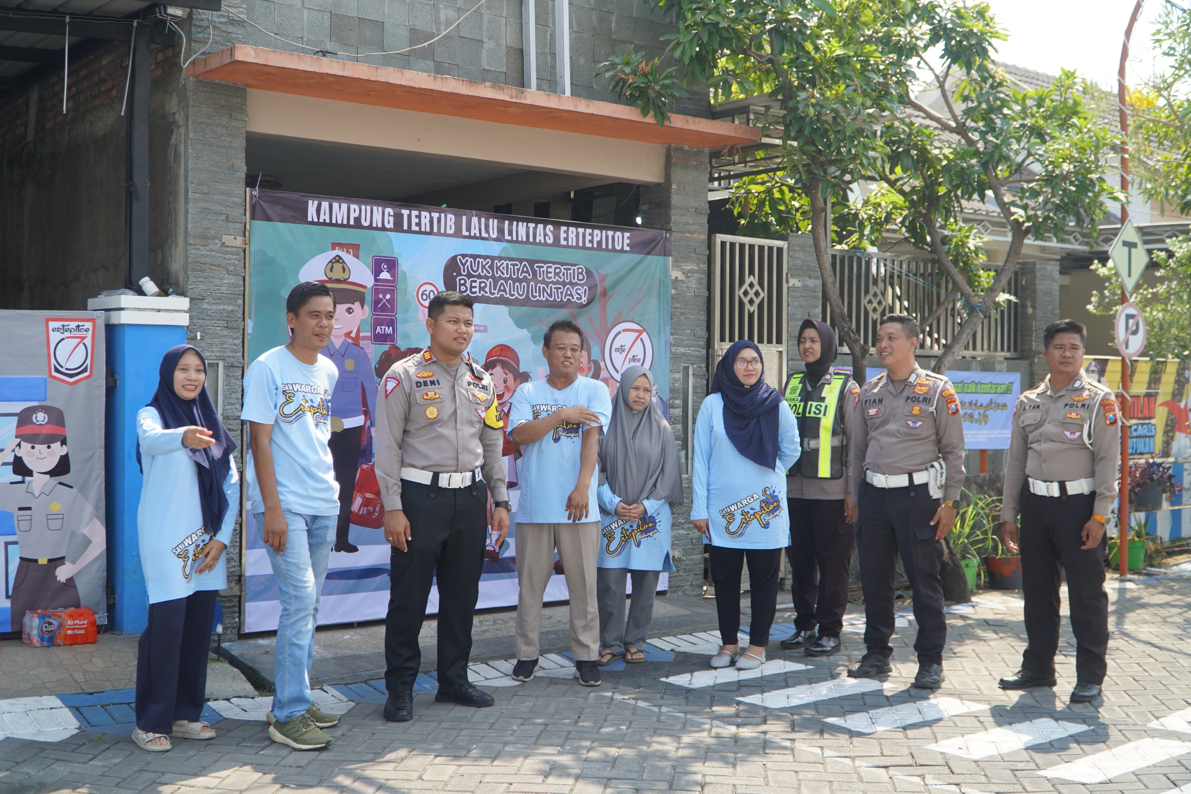 Polres Pasuruan Punya Kampung Lalu Lintas di Perumahan TPI, Kasatlantas Apresiasi Inovasi Warga