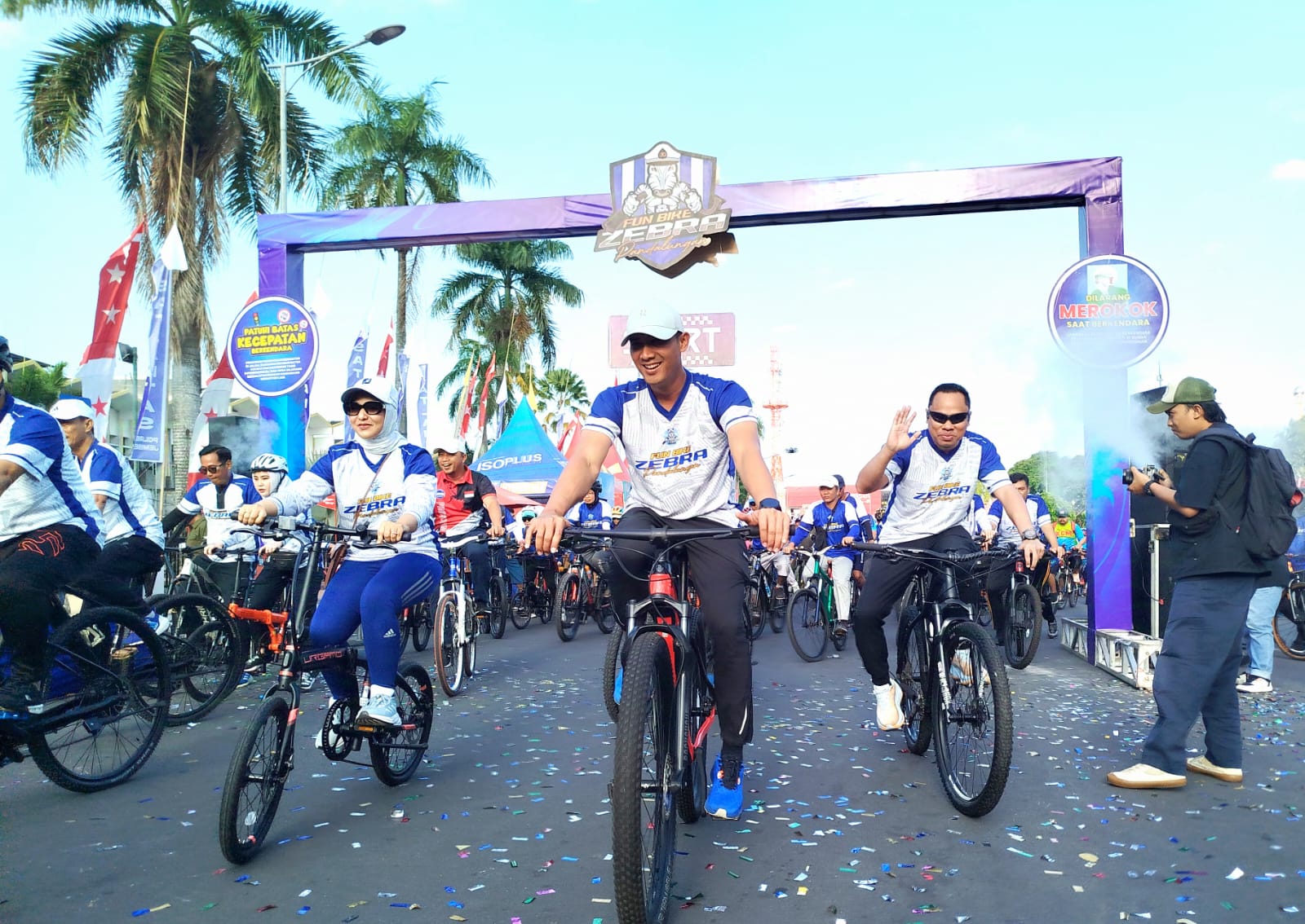 Ribuan Peserta Antusias Ikuti Fun Bike di Jember, Rayakan HUT Lalu Lintas Bhayangkara