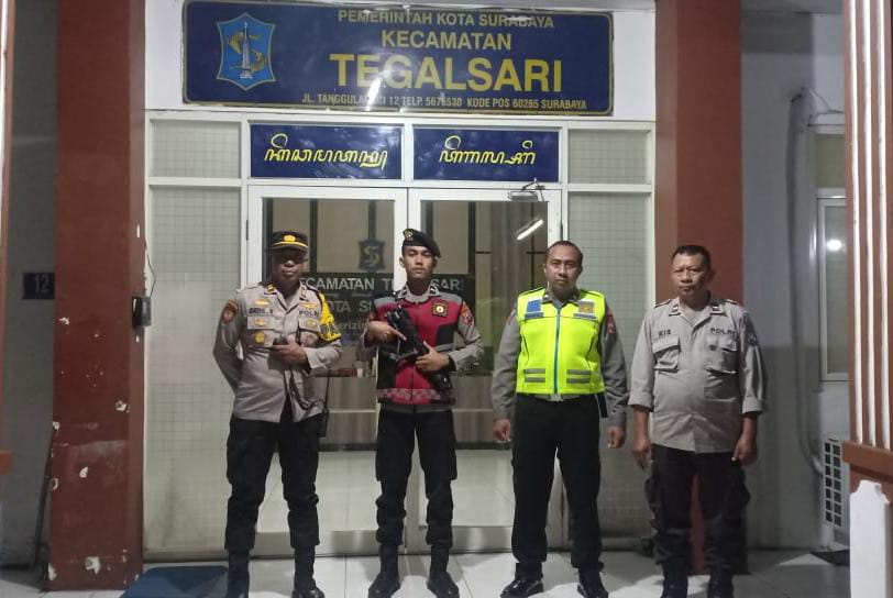 Polsek Tegalsari Pantau Keamanan Kantor PPK Kecamatan Tegalsari