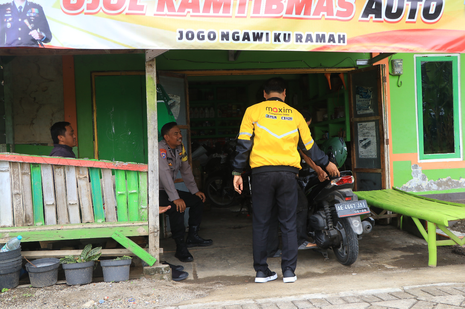 Polres Ngawi Dukung Bengkel Murah Ojol Kamtibmas Auto