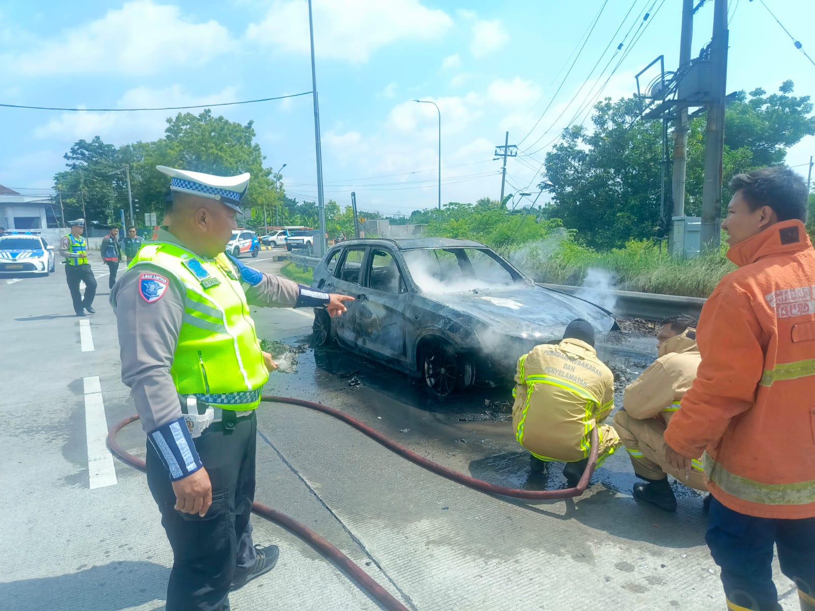 Mobil Terbakar di Exit Tol Belahanrejo Baru Dimiliki Sepekan Lalu, Ini Harga Belinya