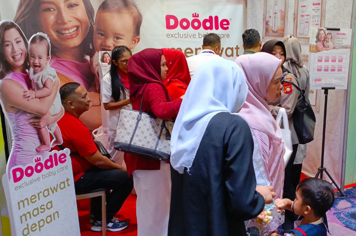 Ratusan Produk  Doodle Exclusive Baby Care Terjual dalam Event Millebex