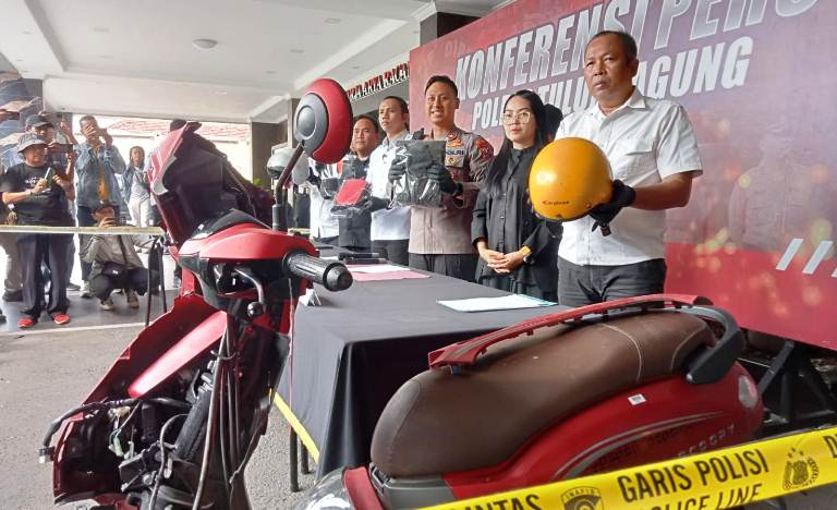  Spesialis Curanmor Bapak-Anak Tiri Ditangkap Polres Tulungagung: Beraksi di 4 Kota 